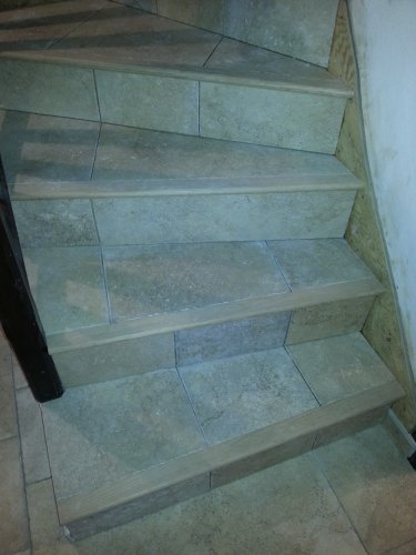 escalier quart tournant carrele